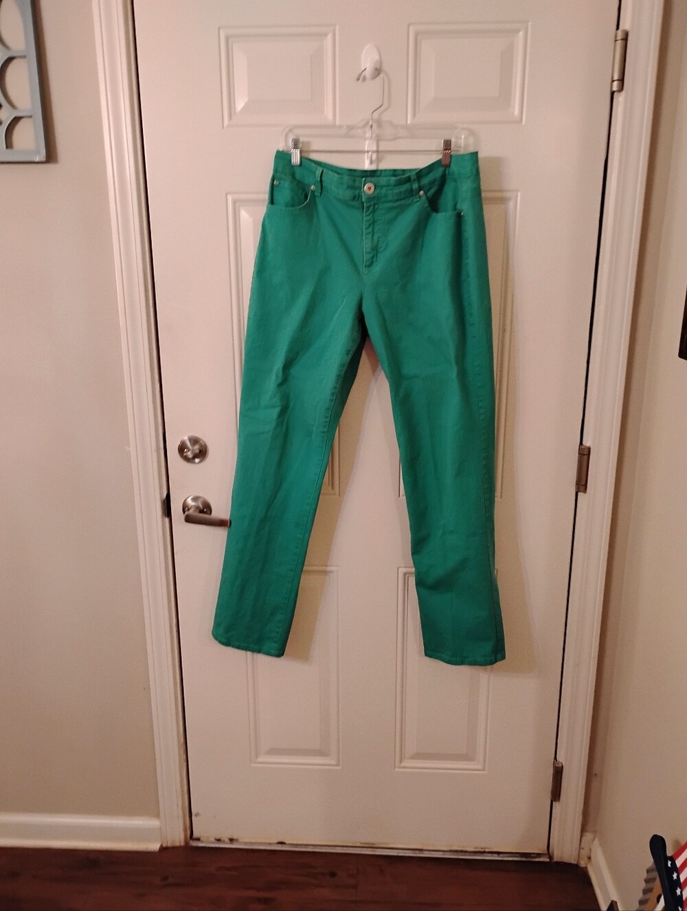 Bandolino Samantha  High Rise Jeans in Teal Green